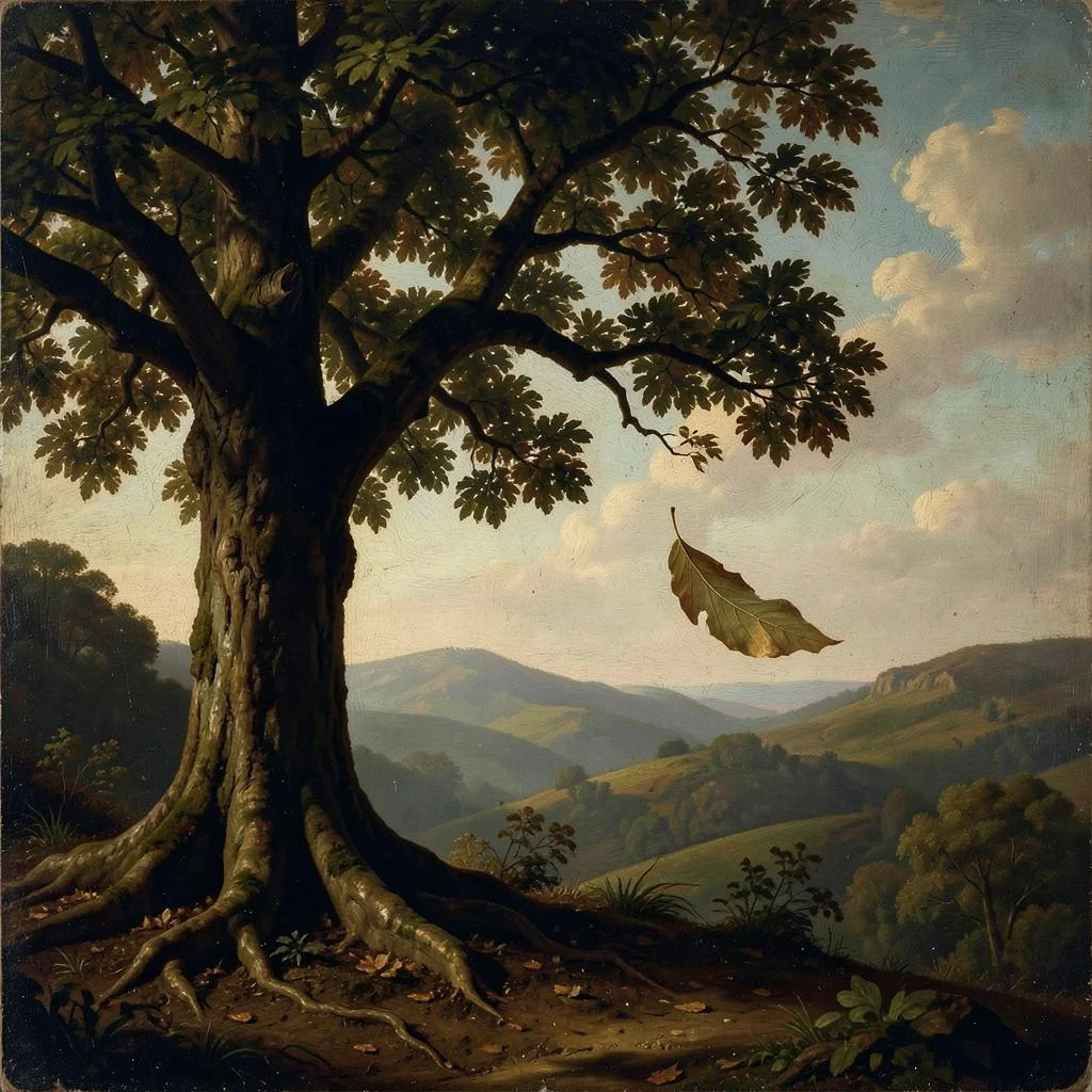 Cover „Wie ein Blatt im Wind“ · © Eduard Wiebe